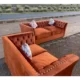 5 Seater classic orange chester seat