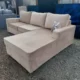 6 seater beige l shaped seat