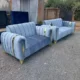 ligt grey 5 seater classic sofa