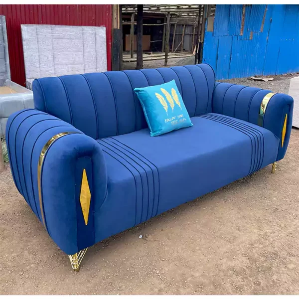 Charlston classic blue 3 seater sofa