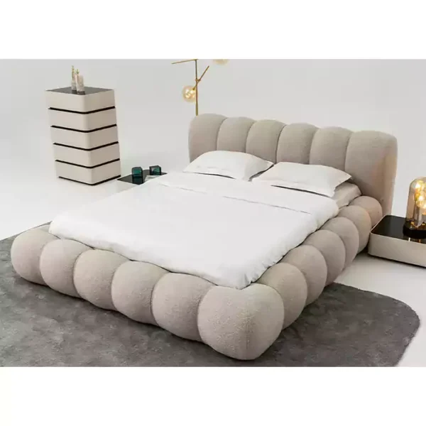 5 by 6 bubble beige Chester bed