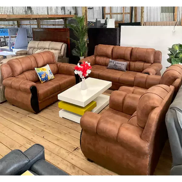 Clarksdale 7 seater semi recliner sofa