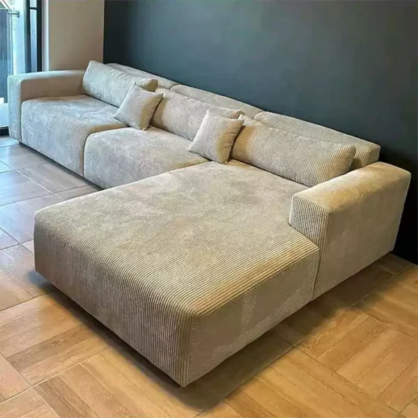 Florida 6 seater classic l shaped sofa
