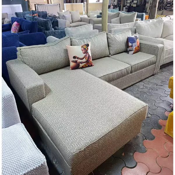 Canberra 6 seater l shaped sofa