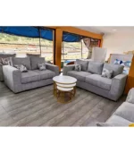 5 seater classic grey sofa