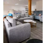 5 seater classic grey sofa - Image 2