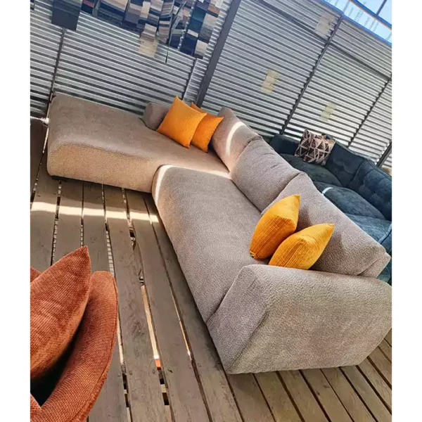 Donetsk 6 seater classic l shaped sofa