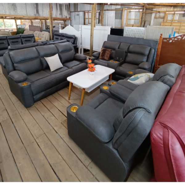 Wilmot 7 seater semi recliner sofa