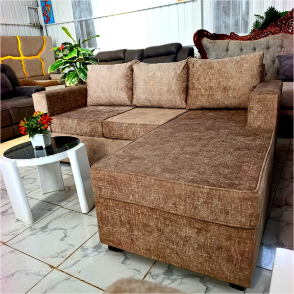 Mini 4 seater L shaped sofa