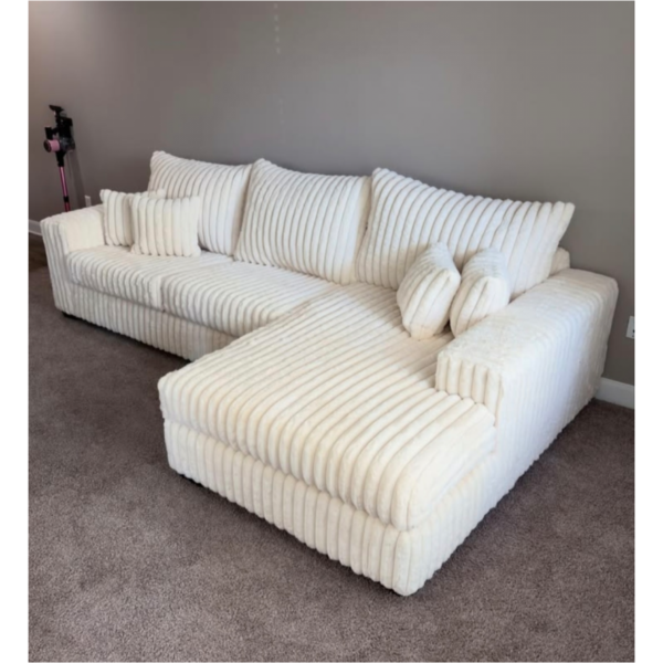 Anniston 6 seater classic l shaped sofa